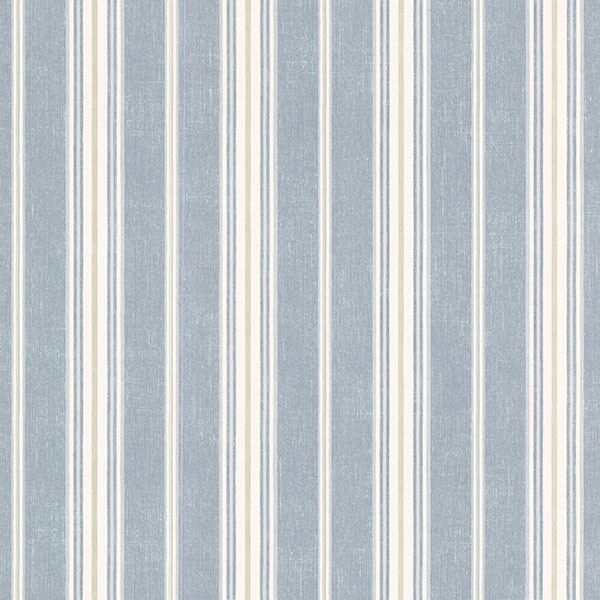 cooper-denim-cabin-stripe-york-wallcoverings-man491016 - York Wallcoverings Wallpaper