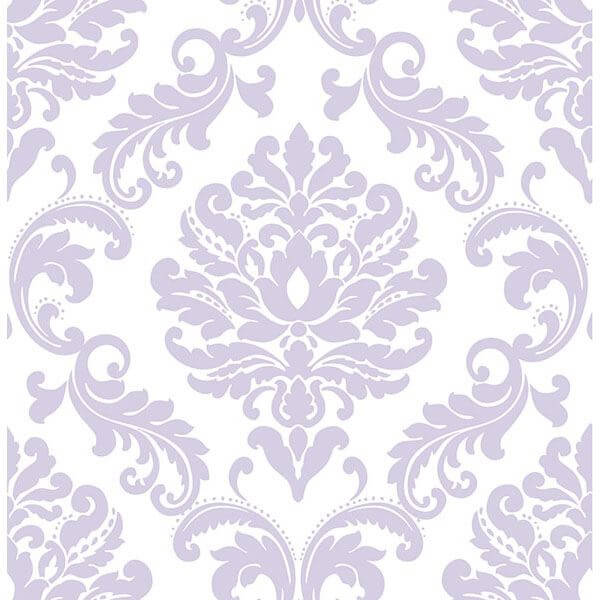 purple-ariel-peel-and-stick-wallpaper-york-wallcoverings-nu1396 - York Wallcoverings Wallpaper