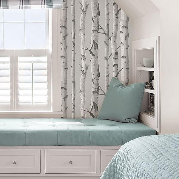 birch-tree-peel-and-stick-wallpaper-york-wallcoverings-nu3128 - York Wallcoverings Wallpaper