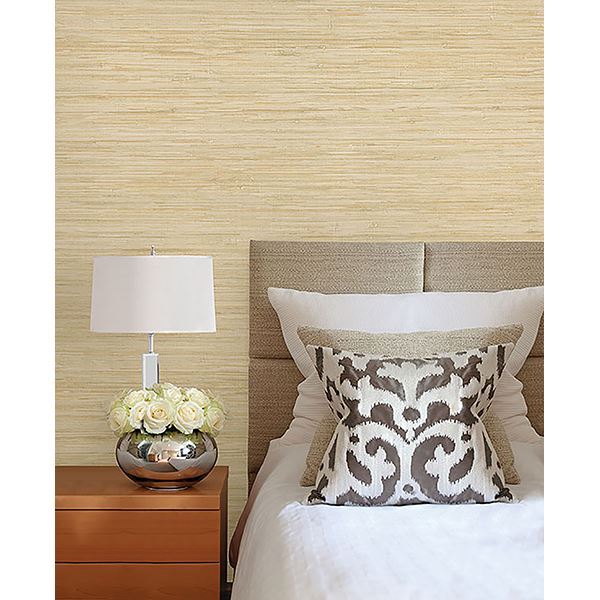 martina-fog-grasscloth-york-wallcoverings-2622-54727 - York Wallcoverings Wallpaper