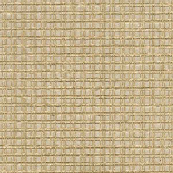 Tomek Beige Paper Weave Wallpaper - York Wallcoverings - 2622-30220