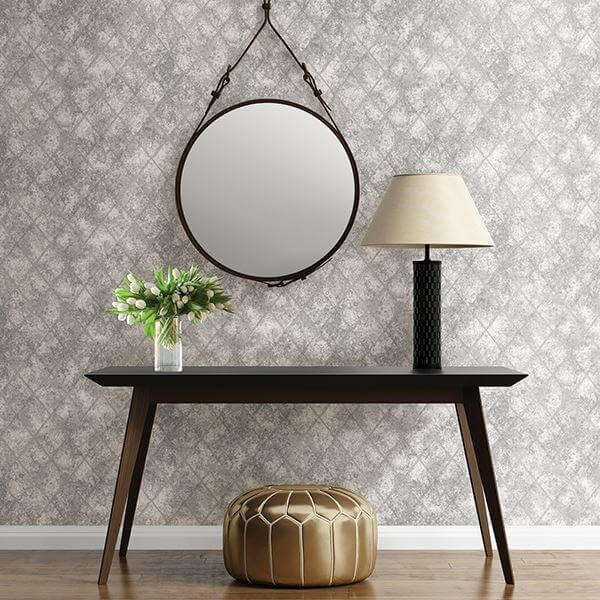 silver-mercury-glass-wallpaper-york-wallcoverings-2701-22326 - York Wallpaper Wallpaper
