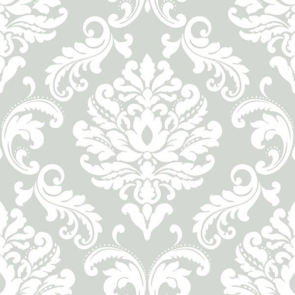 ariel-grey-peel-and-stick-wallpaper-york-wallcoverings-nus1935 - York Wallcoverings Wallpaper