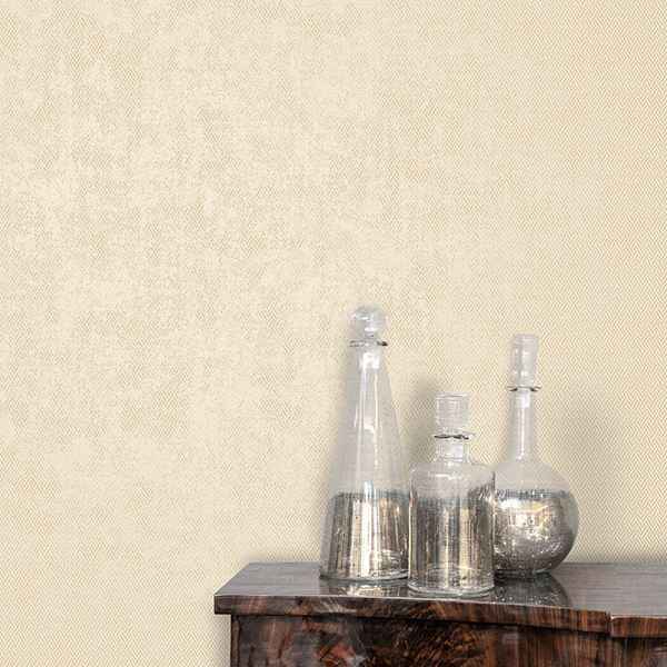 Opus Gold Weave Wallpaper - York Wallcoverings - 2683-23035 - York Wallcoverings Wallpaper