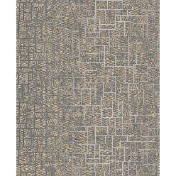 Etude Charcoal Geometric Wallpaper - York Wallcoverings - 2683-23025 - York Wallcoverings Wallpaper