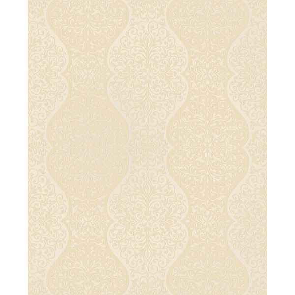 Cadence Gold Scroll Wallpaper - York Wallcoverings - 2683-23020 - York Wallcoverings Wallpaper