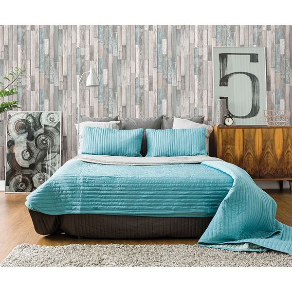 barn-board-grey-thin-plank-wallpaper-york-wallcoverings-fd23273 - York Wallpaper Wallpaper