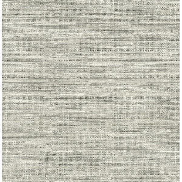 island-grey-faux-grasscloth-wallpaper-york-wallcoverings-fd23285 - York Wallcoverings Wallpaper