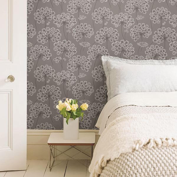 angelica-grey-peel-and-stick-wallpaper-york-wallcoverings-nu1693 - York Wallcoverings Wallpaper