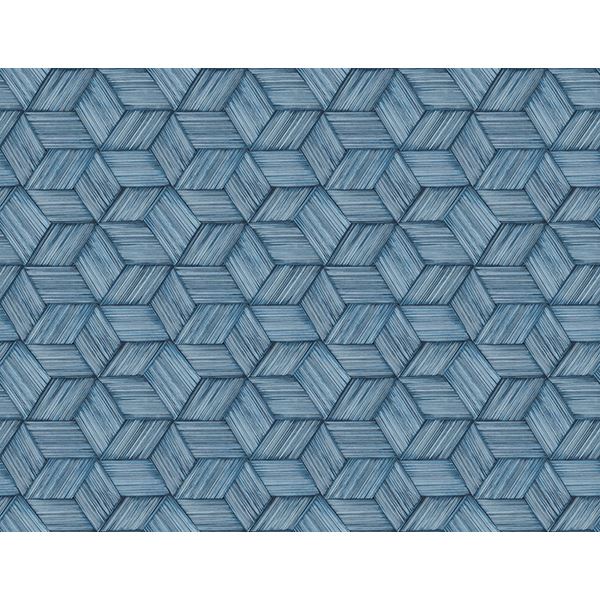 intertwined-dark-green-green-geometric-wallpaper-york-wallcoverings-ps41402 - York Wallpaper Wallpaper