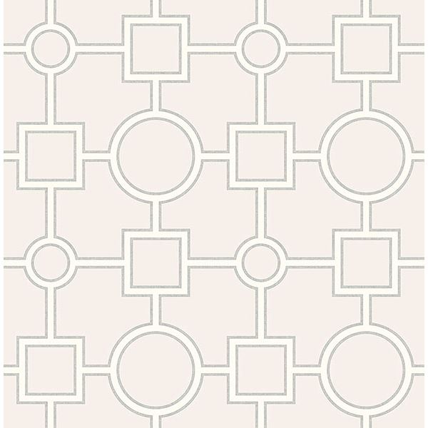 matrix-light-grey-geometric-wallpaper-york-wallcoverings-2704-21809 - York Wallpaper Wallpaper