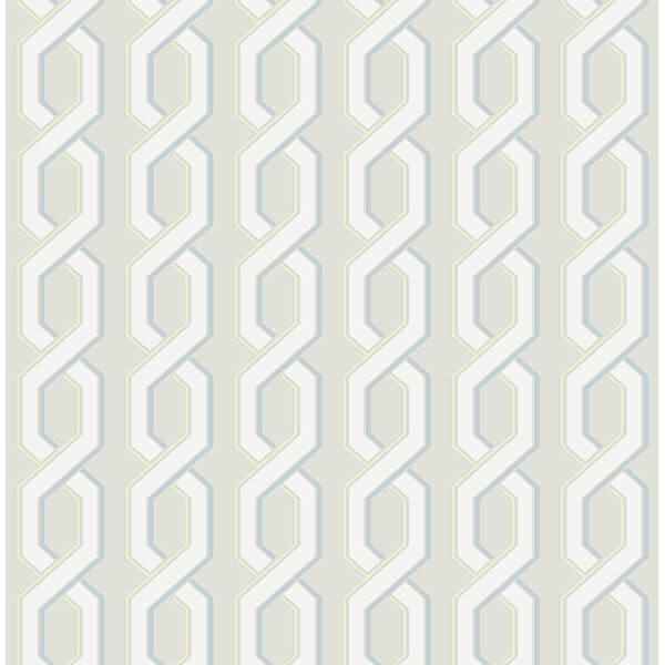 Twist Grey Geometric Wallpaper - York Wallcoverings - 2704-22687 - York Wallcoverings Wallpaper