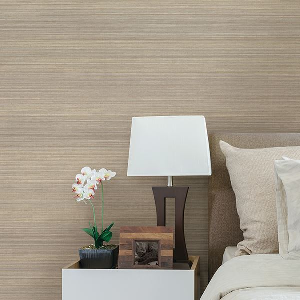 fernie-brown-challis-silk-wallpaper-york-wallcoverings-2741-6048 - York Wallcoverings Wallpaper