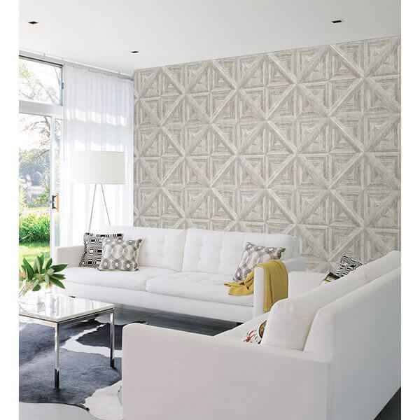 Carriage House Light Grey Wood Wallpaper - York Wallcoverings - 2540-24017 - York Wallcoverings Wallpaper
