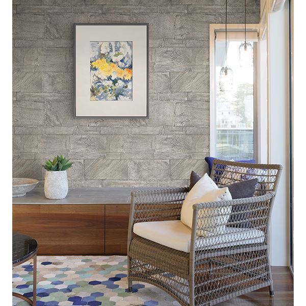 clifton-silver-sandstone-wallpaper-york-wallcoverings-2540-24023 - York Wallcoverings Wallpaper
