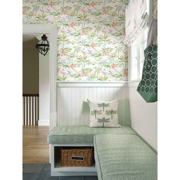 Lagoon Green Watercolor Wallpaper - York Wallcoverings - 3113-12071 - York Wallcoverings Wallpaper