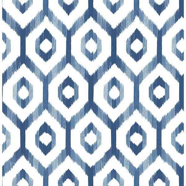 lucia-blue-diamond-wallpaper-york-wallcoverings-2744-24143 - York Wallcoverings Wallpaper