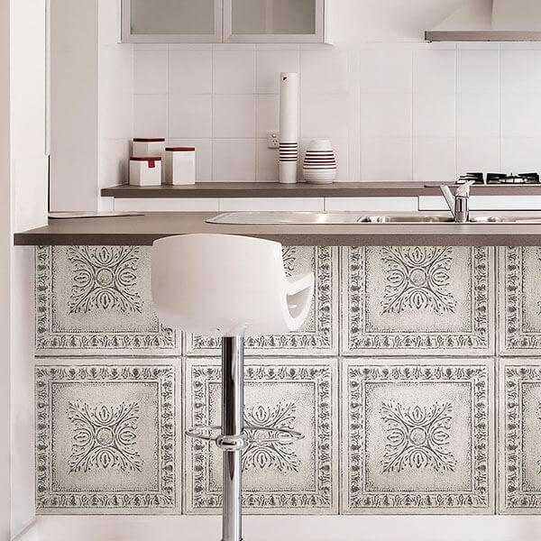 reclaimed-tin-peel-stick-wallpaper-york-wallcoverings-nu2495 - York Wallcoverings Wallpaper