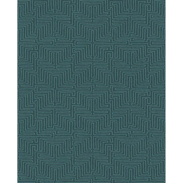Picture of Geometric Teal Kairo Wallpaper
