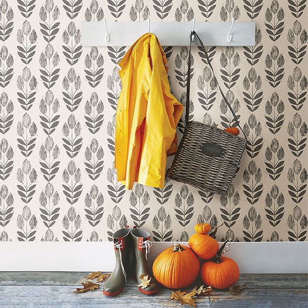 folk-tulip-peel-stick-wallpaper-york-wallcoverings-nus2459 - York Wallcoverings Wallpaper