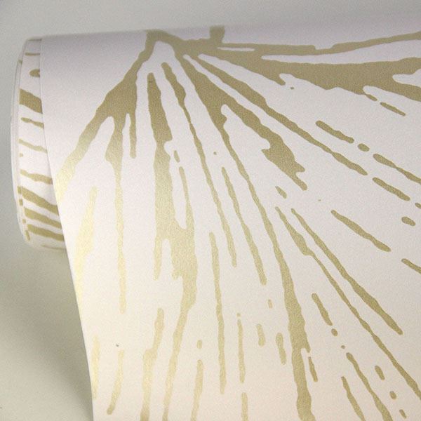 reverie-gold-ginkgo-wallpaper-york-wallcoverings-2764-24316 - York Wallcoverings Wallpaper