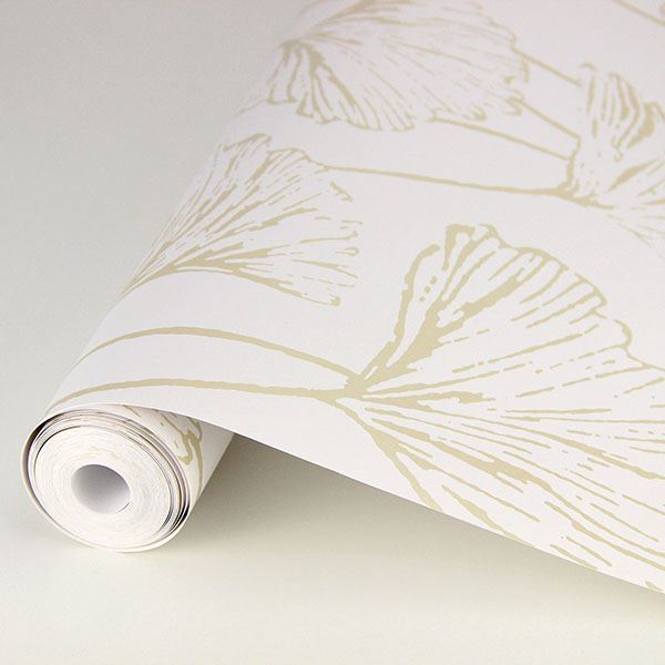 reverie-gold-ginkgo-wallpaper-york-wallcoverings-2764-24316 - York Wallcoverings Wallpaper