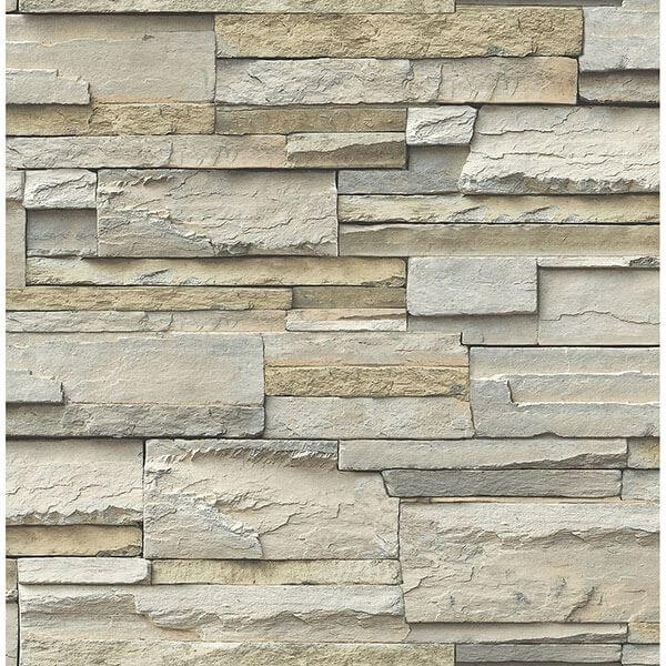 slate-peel-stick-wallpaper-york-wallcoverings-nu2675 - York Wallcoverings Wallpaper