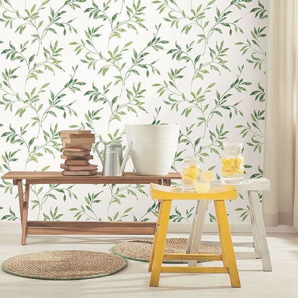 sanibel-green-trail-wallpaper-york-wallcoverings-3117-54517 - York Wallcoverings Wallpaper