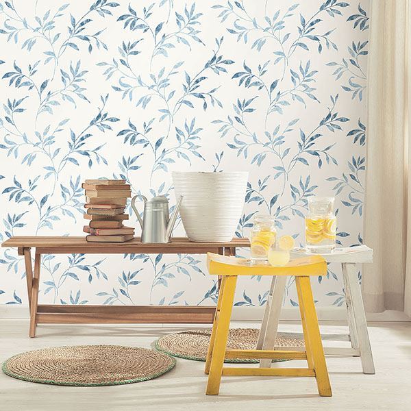 sanibel-light-blue-trail-wallpaper-york-wallcoverings-3117-54516 - York Wallcoverings Wallpaper