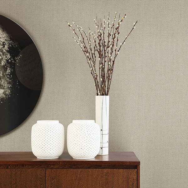 tweed-taupe-texture-wallpaper-york-wallcoverings-2782-24559 - York Wallcoverings Papel pintado