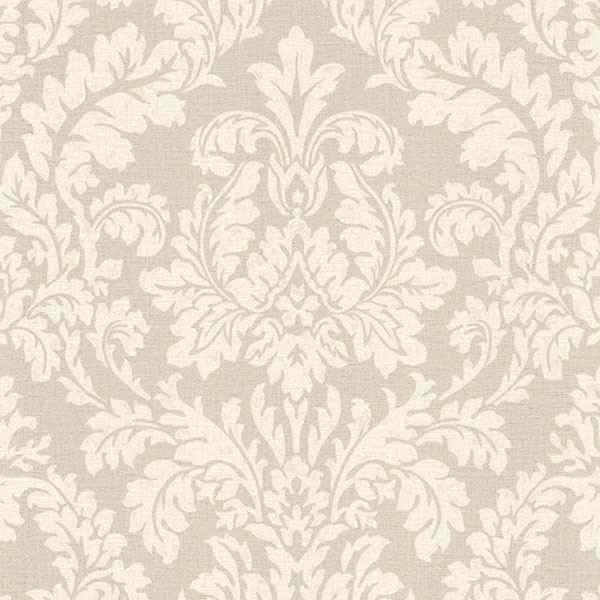 Honor Beige Damask Wallpaper - York Wallcoverings - 2773-449020 - York Wallcoverings Wallpaper