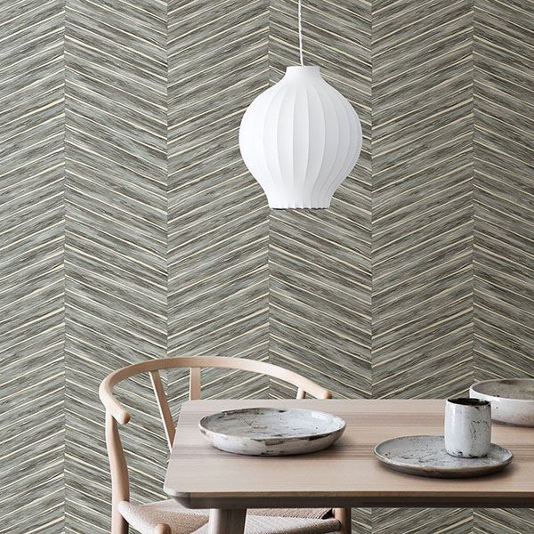 pina-blue-chevron-weave-wallpaper-york-wallcoverings-2767-23776 - York Wallpaper Wallpaper