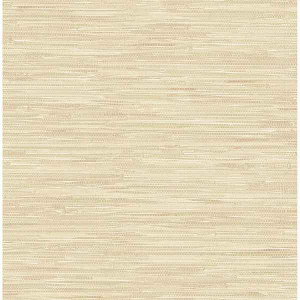 Maytal Light Yellow Faux Grasscloth Wallpaper - York Wallcoverings - 2767-22267 - York Wallcoverings Wallpaper