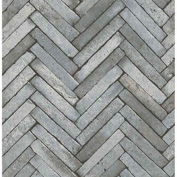 Arrow Grey Diagonal Slate Wallpaper - York Wallcoverings - 2767-23758 - York Wallcoverings Wallpaper