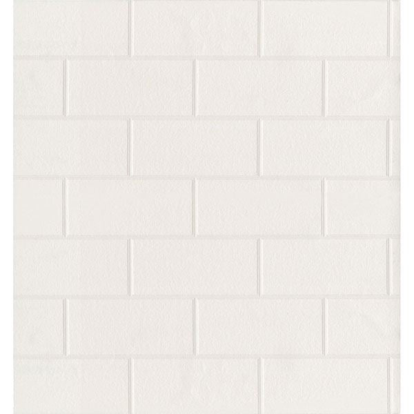 Picture of Galley White Subway Tile Wallpaper