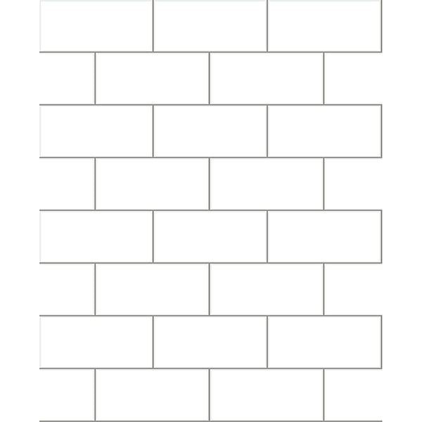 galley-off-white-subway-tile-wallpaper-york-wallcoverings-2767-23750 - York Wallcoverings Wallpaper