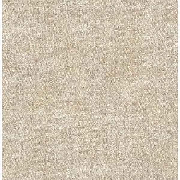Stephen Neutral Linen Wallpaper - York Wallcoverings - 2767-003390