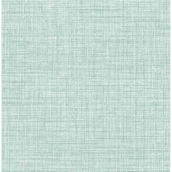 Tuckernuck Teal Linen Wallpaper - York Wallcoverings - 2767-24271