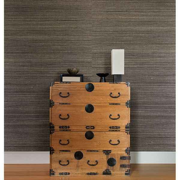 Yunnan Brown Grasscloth Wallpaper - York Wallcoverings - 2732-65409 - York Wallcoverings Wallpaper