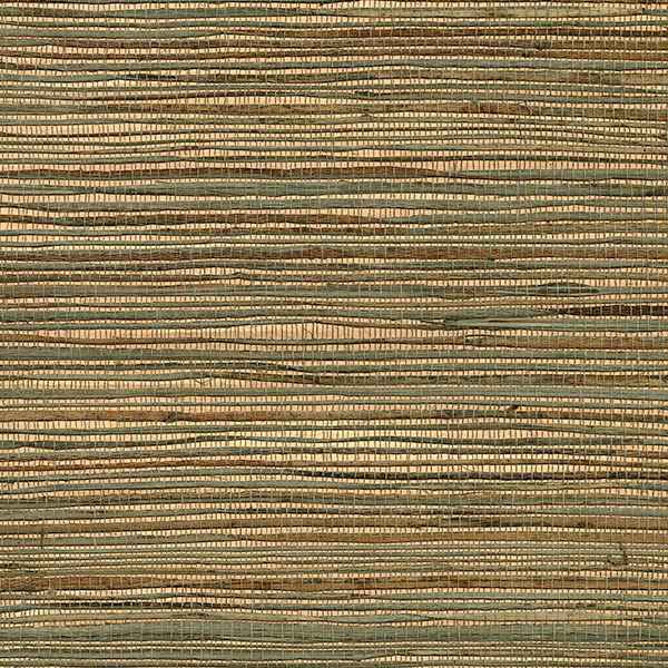 Ozamiz Copper Grasscloth Wallpaper - York Wallcoverings - 2732-80039