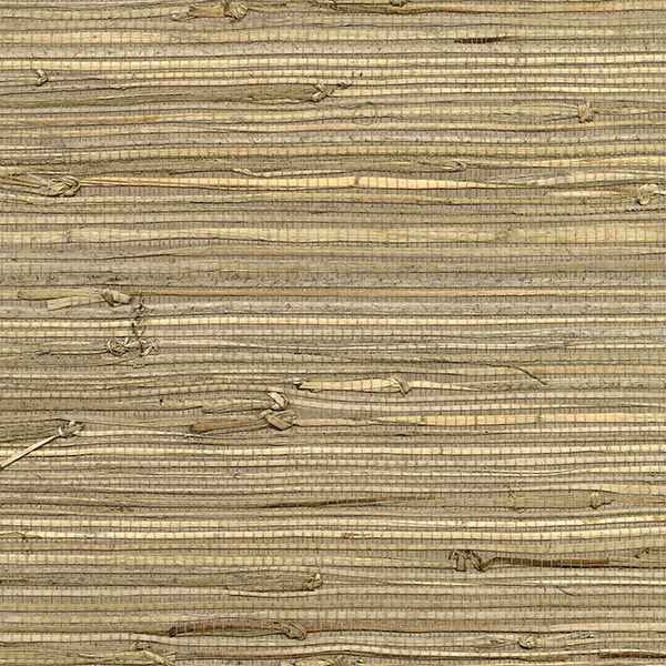 Anhui Brown Grasscloth Wallpaper - York Wallcoverings - 2732-80084
