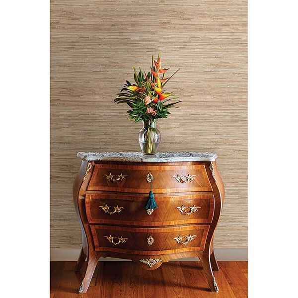 Bataan Wheat Grasscloth Wallpaper - York Wallcoverings - 2732-65621 - York Wallcoverings Wallpaper