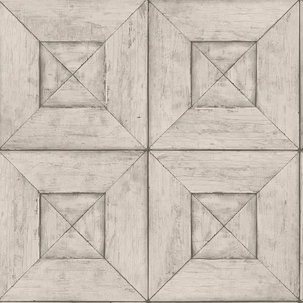 Avery Light Grey Wood Wallpaper - York Wallcoverings - 3115-12453