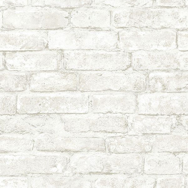 arlington-off-white-brick-wallpaper-york-wallcoverings-3115-12481 - York Wallcoverings Wallpaper