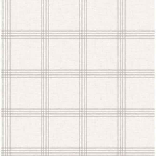 Twain Dove Plaid Wallpaper - York Wallcoverings - 3115-24478 - York Wallcoverings Wallpaper