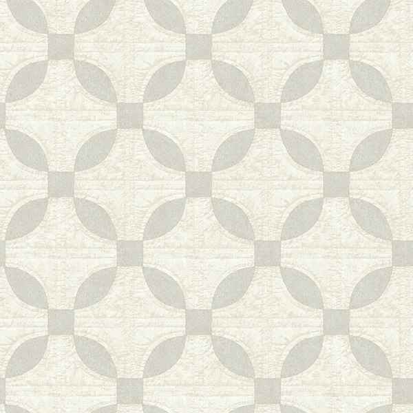 Justice Light Grey Quilt Wallpaper - York Wallcoverings - 3115-12473 - York Wallcoverings Wallpaper