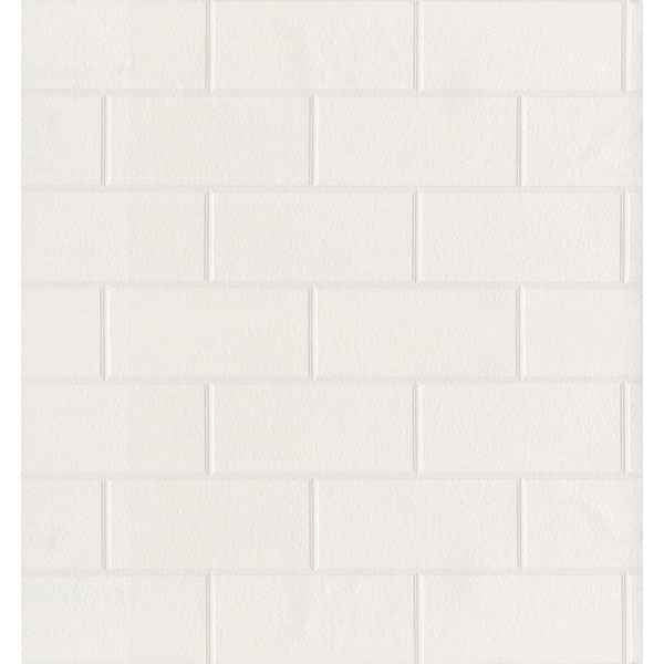 Barclays White Paintable Tile Wallpaper - York Wallcoverings - 2766-21399 - York Wallcoverings Wallpaper
