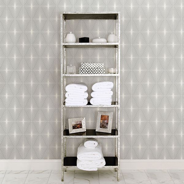 draper-grey-geometric-wallpaper-york-wallcoverings-2766-23871 - York Wallcoverings Wallpaper