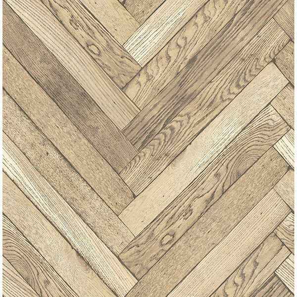 Mammoth Wheat Diagonal Wood Wallpaper - York Wallcoverings - 2766-23756