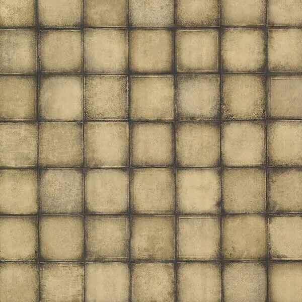 Soucy Gold Tiles Wallpaper - York Wallcoverings - 2766-24083